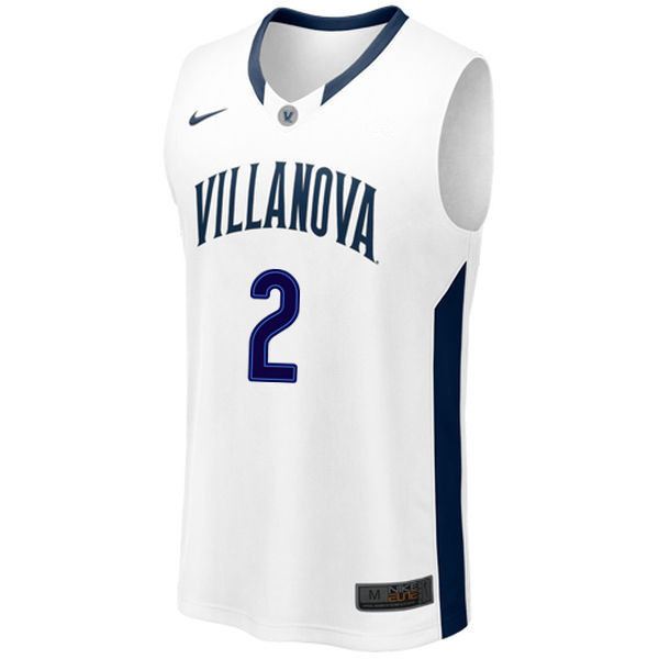 Men #2 Collin Gillespie Villanova Wildcats College Basketball Jerseys Sale-White - Click Image to Close